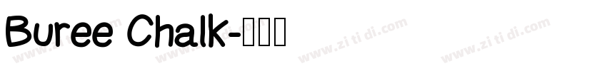 Buree Chalk字体转换